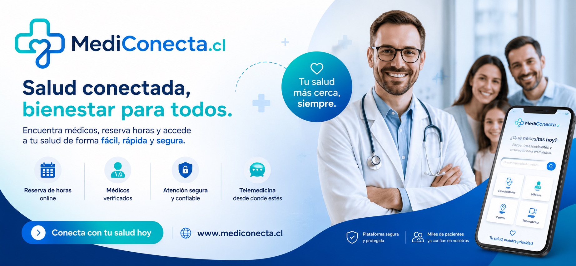 MediConecta.cl — salud conectada, bienestar para todos